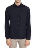 camicia archivium merinos blu