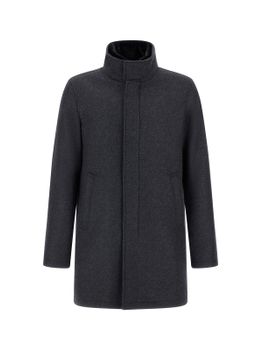 Cappotto Herno Collo Ecopelliccia Staccabile