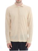 shirt filippo de laurentiis linen-cotton beige