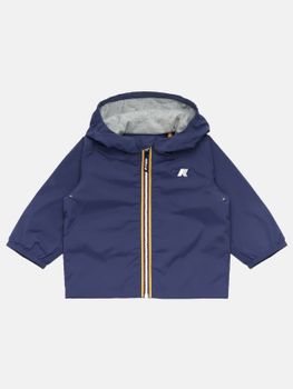 Jacket K-Way E. Jack Stretch Nylon Jersey Blue