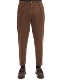 trousers briglia 1949 twill brown