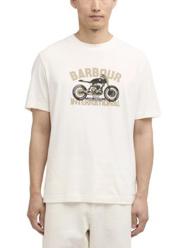 T-Shirt Barbour International Bianco