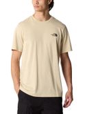 t-shirt the north face simple dome beige