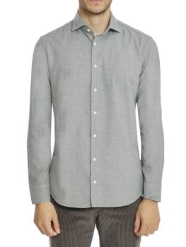 Shirt Bastoncino Flannel Grey