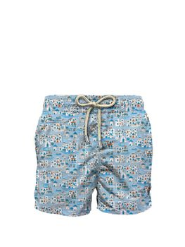 Swim Trunk MC2 Saint Barth Ultralight Light Blue