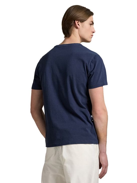 t-shirt-polo-ralph-lauren-pocket-blue