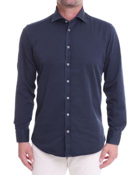 Shirt Bastoncino Gabardine Blue