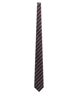 Cravatta Holliday & Brown Jacquard Marrone