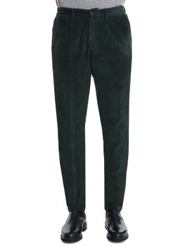 Pantaloni Devore Incipit Velluto Rocciatore Verde