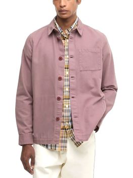 Overshirt Barbour Washed Cotton Bordeaux