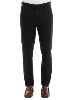 Trousers Briglia 1949 Micro Canvas Black