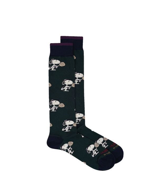 socks-in-the-box-snoopy-green