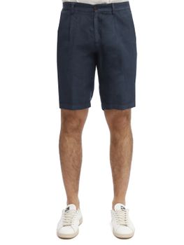 Short Devore Incipit Linen Blue