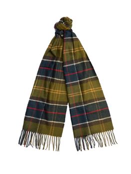 Scarf Barbour Yaxley Tartan Green
