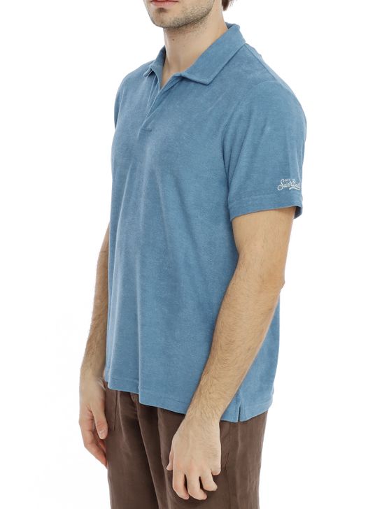 polo-shirt-mc2-saint-barth-terry-light-blue