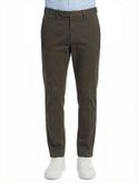 pantaloni briglia 1949 raso marrone