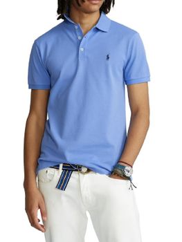 Polo Shirt Polo Ralph Lauren Mesh Light Blue