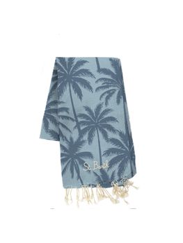 Beach Towel MC2 Saint Barth Foutas Light Blue