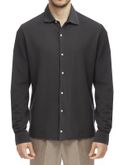 camicia bl'ker piquet nero