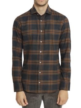 Shirt Bastoncino Check Brown