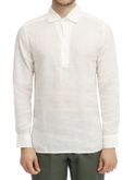 camicia mc2 saint barth raphael bianco