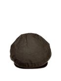 flat cap barbour wax green