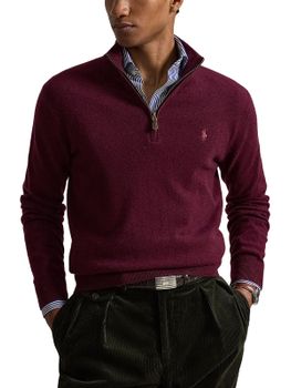 Maglia Polo Ralph Lauren Quarter Zip Bordeaux