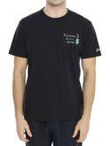 t-shirt mc2 saint barth portofino nero