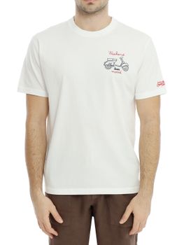 T-Shirt MC2 Saint Barth Stampata Bianco