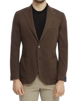 Giacca Santaniello Gabardina Marrone