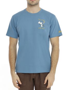 T-Shirt MC2 Saint Barth Stampata Blu