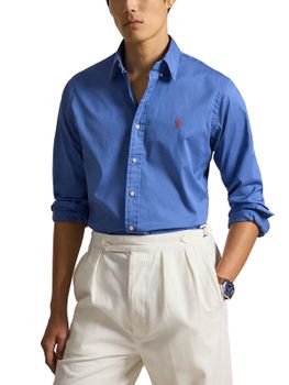 Camicia Polo Ralph Lauren Twill Azzurro