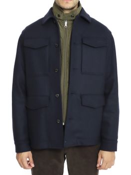 Field Jacket Valstar Wool Blue