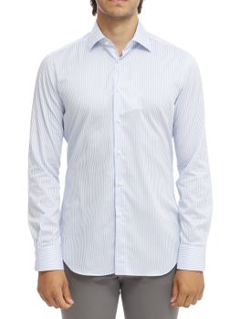 Shirt Xacus Taylor White-Light Blue
