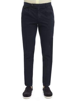 Trousers Briglia 1949 Tencel-Cotton Blue