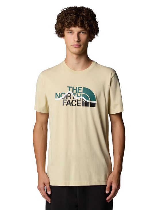 t-shirt-the-north-face-mountain-line-beige