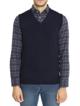 Gilet Pendolum Merinos Blu