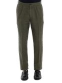trousers devore incipit linen green