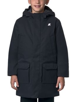 Giaccone K-Way Jarko Twill Marmotta Blu