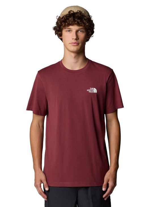 t-shirt-the-north-face-simple-dome-bordeaux