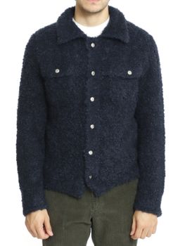 Overshirt Rakkì Alpaca Blu
