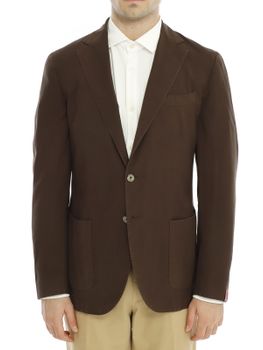 Blazer Santaniello Wool Brown