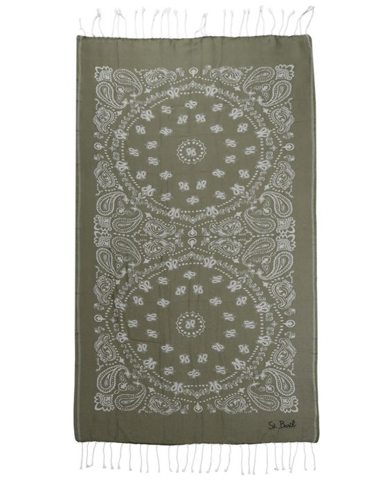beach-towel-mc2-saint-barth-green
