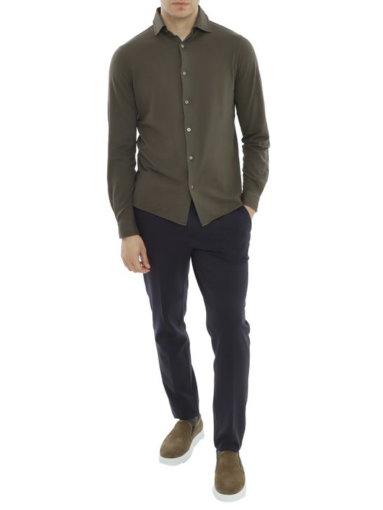 shirt-filippo-de-laurentiis-pique-brown