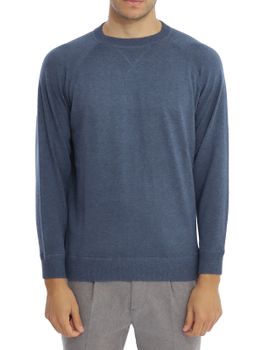 Felpa Alan Paine Raglan Blu