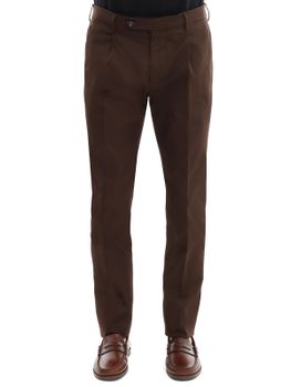 Trousers Berwich Twill Brown