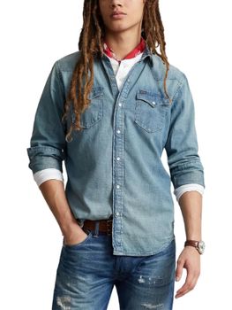 Camicia Polo Ralph Lauren Western Denim