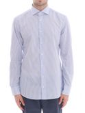 shirt bastoncino seersucker light blue