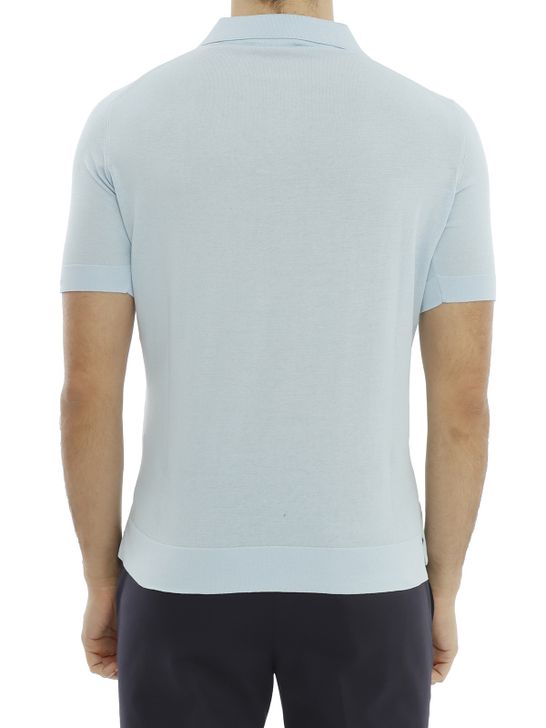 polo-shirt-filippo-de-laurentiis-crepe-light-blue