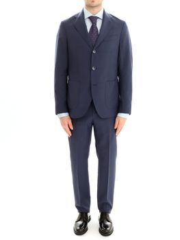 Abito Sartoria Latorre Fresco Lana Blu